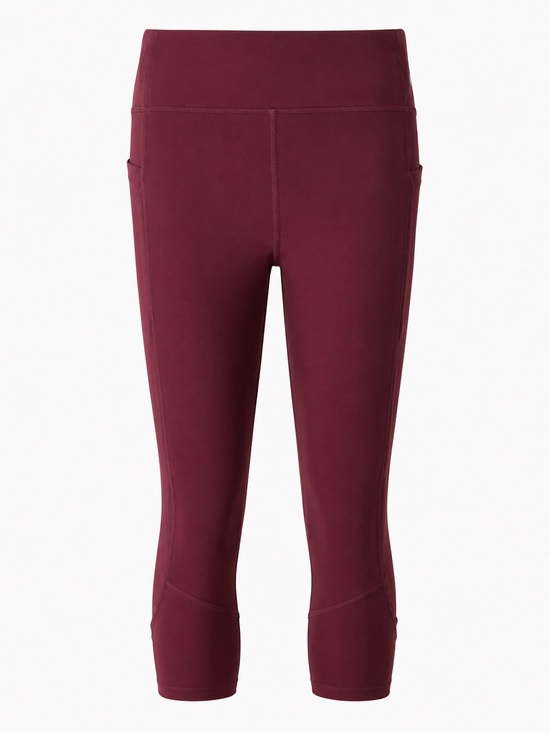lululemon athletica Pants - lululemon athletica Cranberry Cropped Leggings with pockets